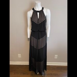 INC floor length halter neck dress. NWT. Size 4